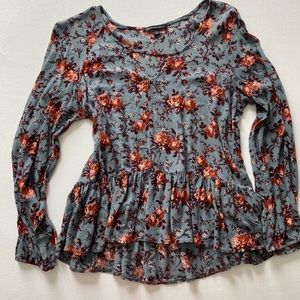 AE floral blouse